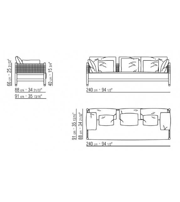 Parker Flexform Divano
