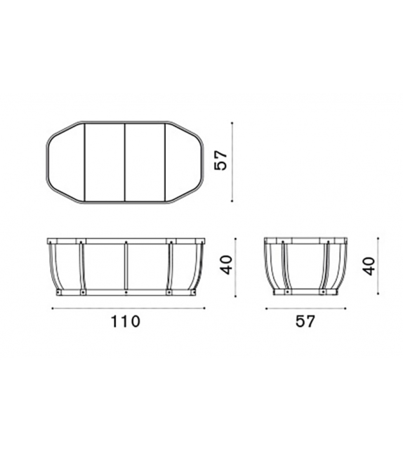 Swing Ethimo Coffee Table