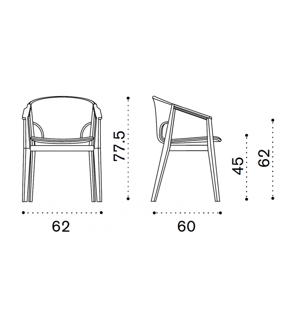 Knit Ethimo Small Armchair