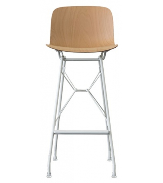 Troy Wireframe Beech Magis Taburete
