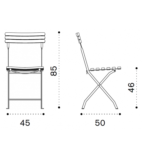 Laren Ethimo Folding Chair
