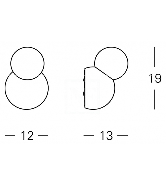 Bruco Fontana Arte Lámpara de Pared