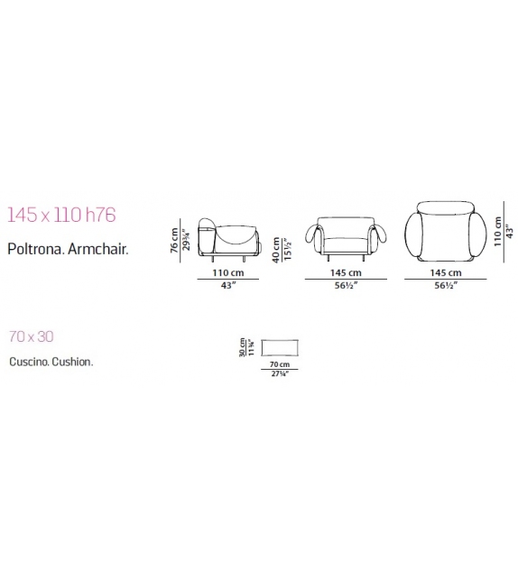 Narciso Baxter Fauteuil