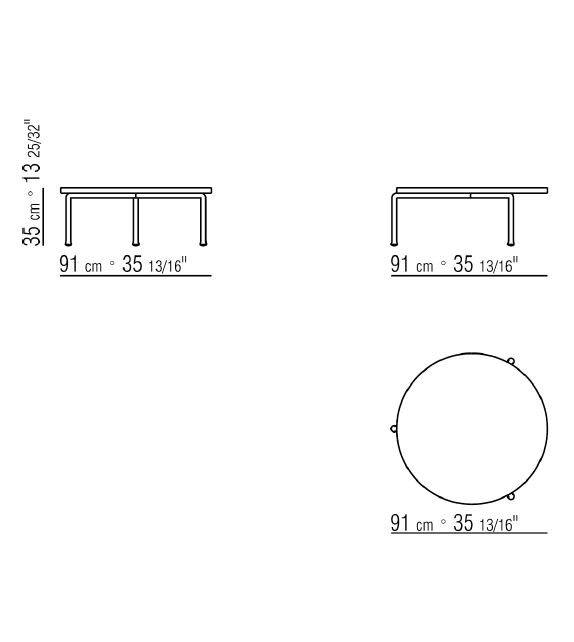 Alcamo Flexform Couchtisch