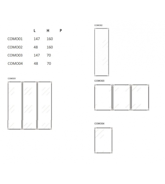 Como Glas Italia Miroir