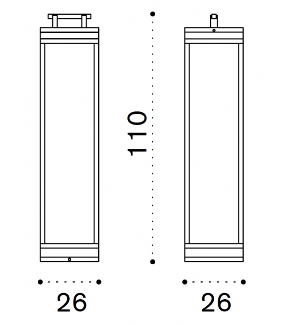 Carré Ethimo Lampadaire
