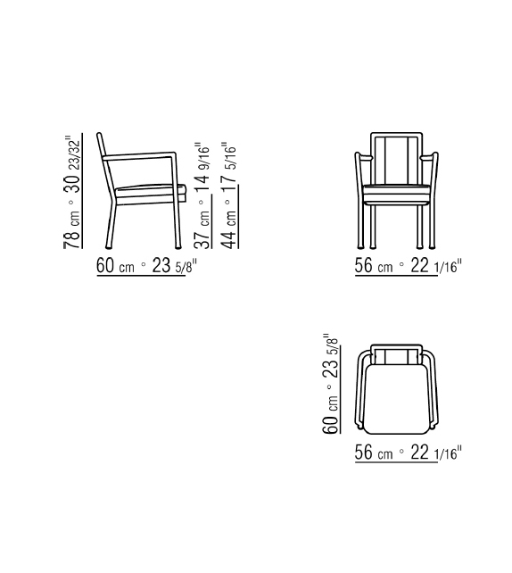 Camargue Flexform Armchair