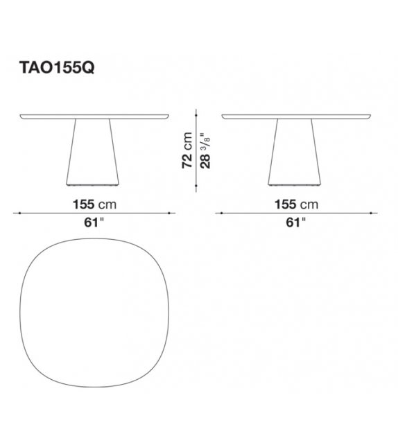 Prêt pour l'expédition - Allure O' Table B&B Italia