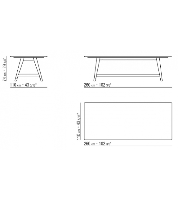 Desco Outdoor Table Flexform