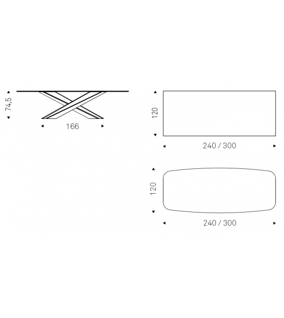 Lancer Keramik Table Cattelan Italia