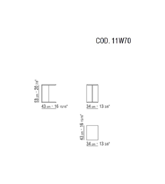 Listo para entregar - Plain Flexform Mesa Auxiliar
