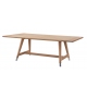 Desco Outdoor Flexform Table with Wooden Top