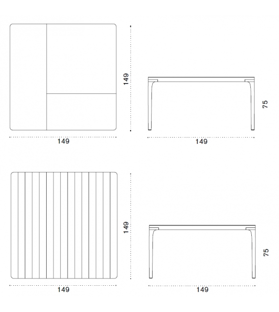 Play Square Table Ethimo