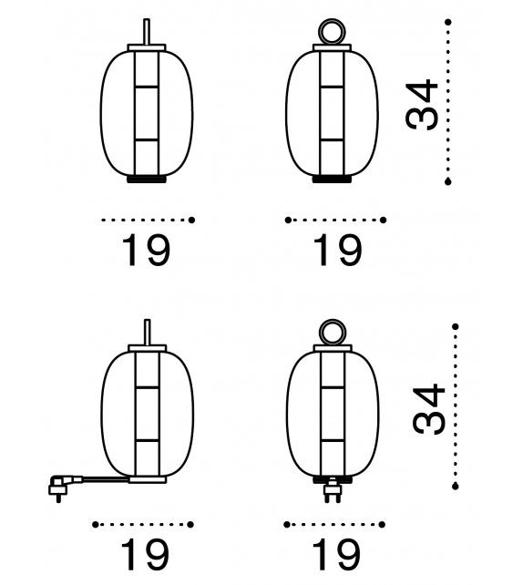 Lucerna Ethimo Lampe De Table