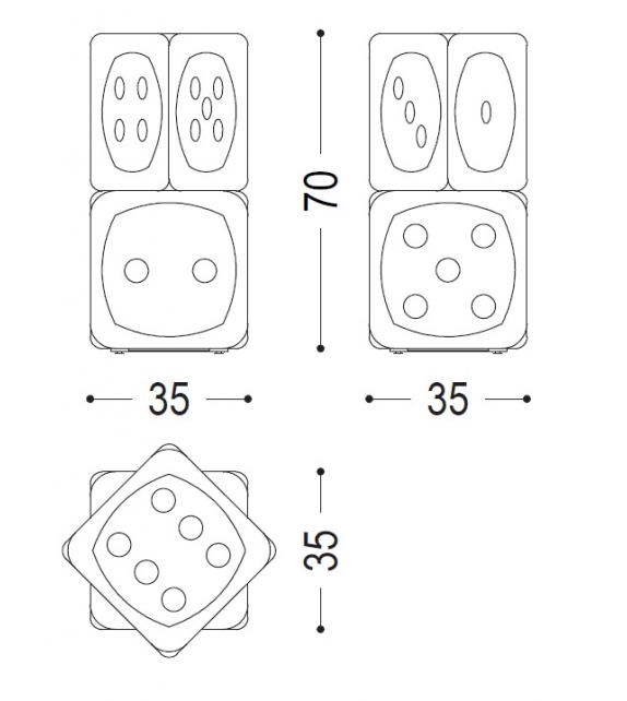 Dadone Big Sgabello Riva 1920