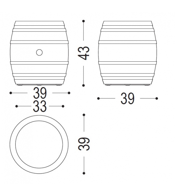 Botte Sgabello Riva 1920