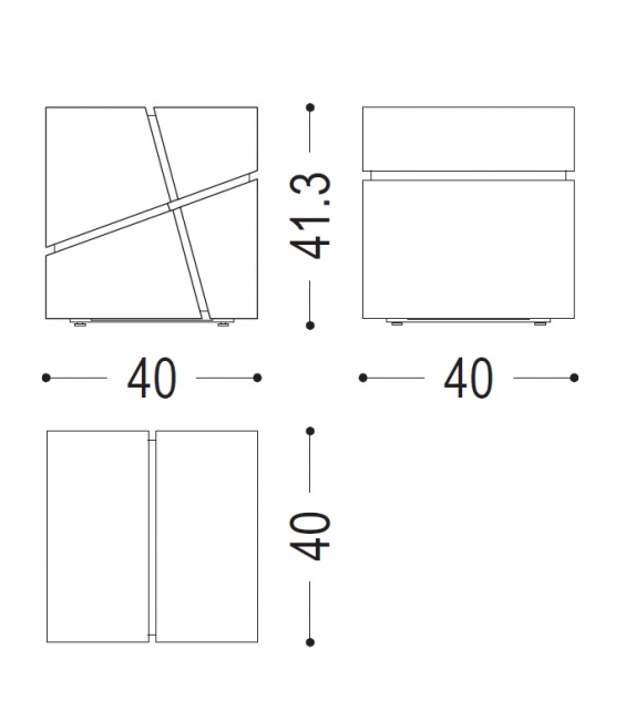 J+I Crocetta Stool Riva 1920