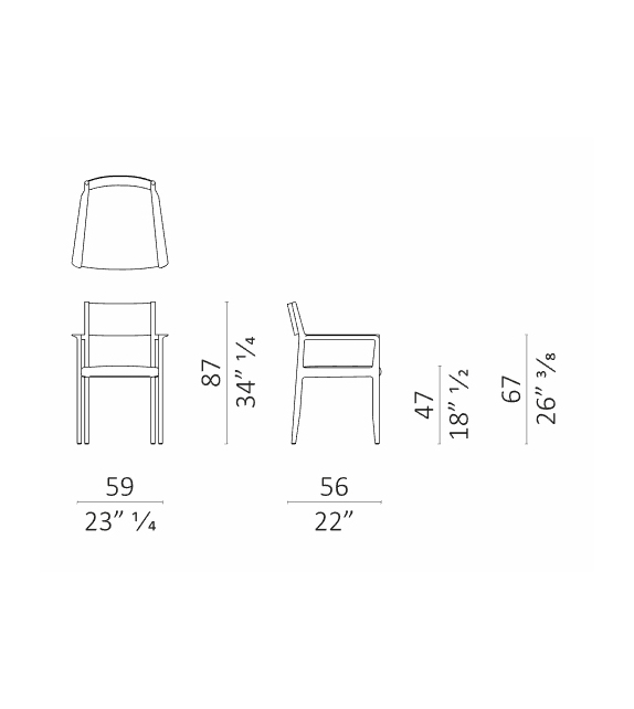 Lisa Ceccotti Collezioni Small Armchair