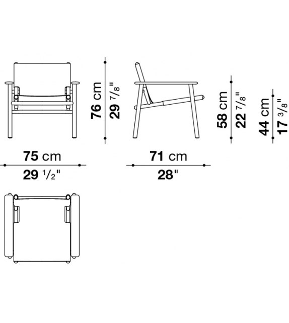 Cordoba B&B Italia Armchair