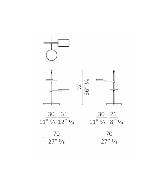 Galimede Ceccotti Collezioni Table D'Appoint