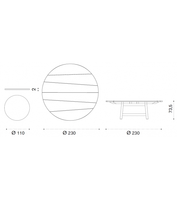 Rafael Round Ethimo Table