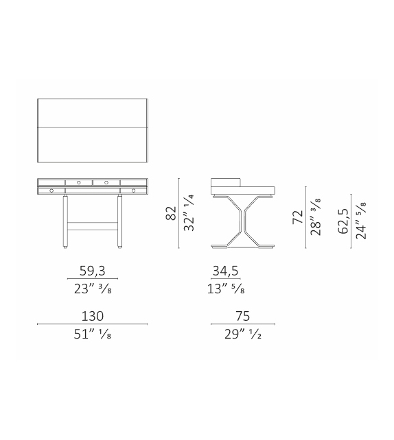 Nòs Ceccotti Collezioni Scrittoio