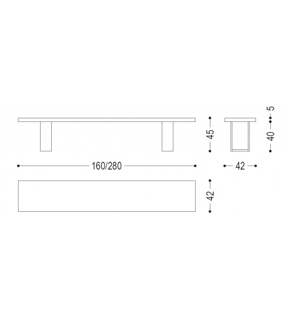 Newton Bench Riva 1920 Banco