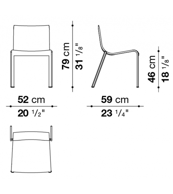 Mjna B&B Italia Chair