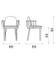 Swing Ethimo Small Armchair