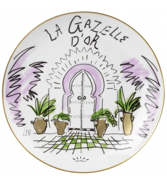 La Gazelle D'Or Ginori 1735 Plato Decorativo