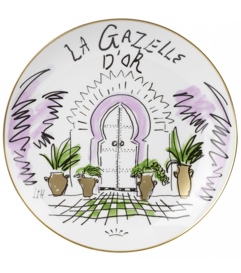 La Gazelle D'Or Ginori 1735 Piatto di Design