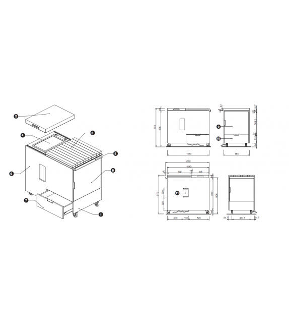 Minikitchen Boffi Küche