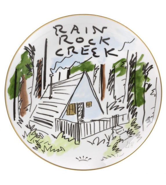 Rain Rock Creek Ginori 1735 Decorative Plate