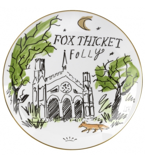 Fox Thicket Folly Ginori 1735 Plato Decorativo