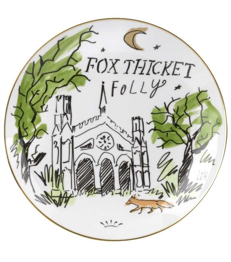 Fox Thicket Folly Ginori 1735 Plato Decorativo