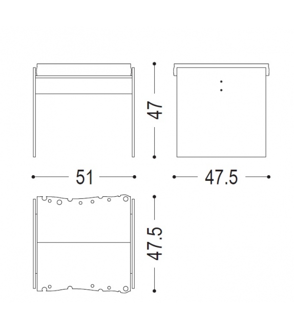 Touch Tabouret Riva 1920