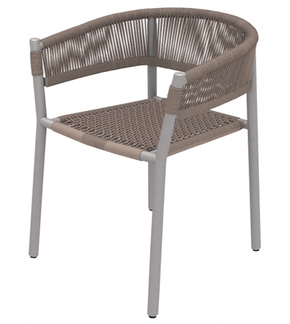 Kilt Steel Ethimo Small Armchair