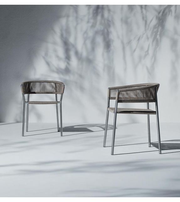 Kilt Steel Ethimo Small Armchair