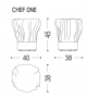 Chef One Riva 1920 Stool