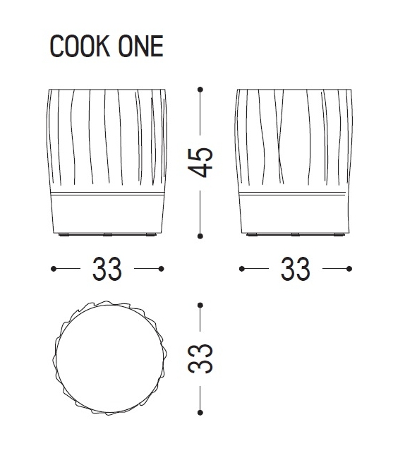 Cook One Riva 1920 Tabouret