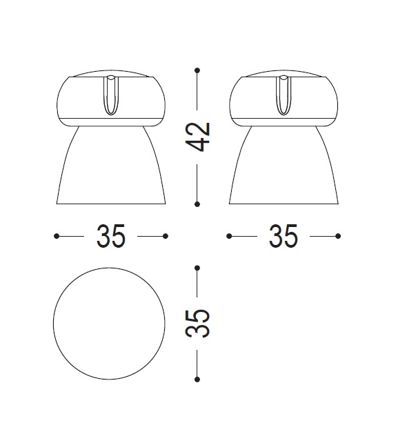Miss Champagne Riva 1920 Stool