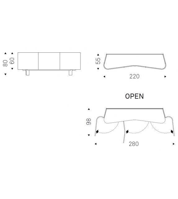 Blues Cattelan Italia Sideboard