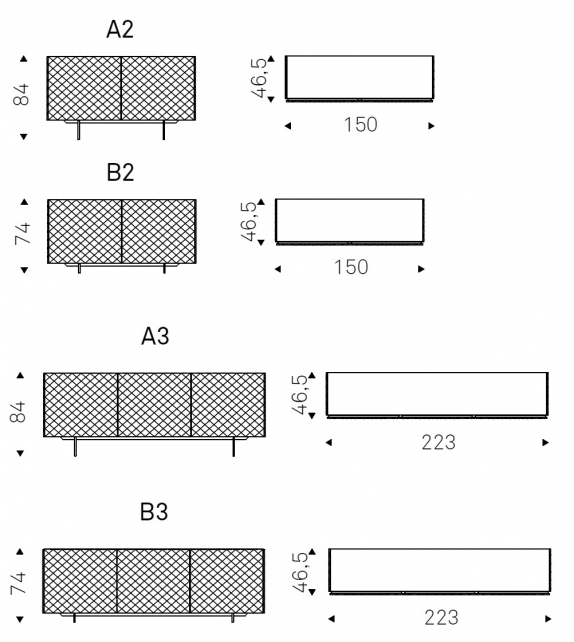 Vivaldi Cattelan Italia Madia