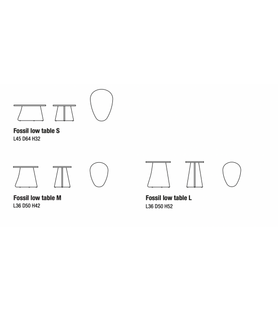 Fossil Table MDF Italia