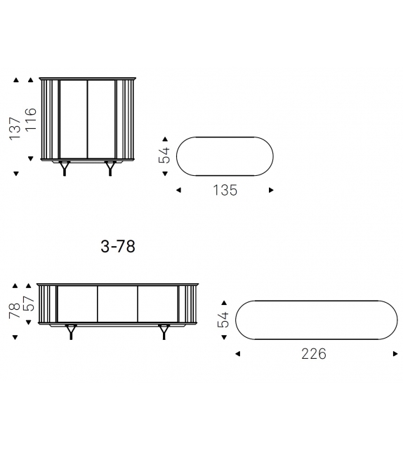Costes Cattelan Italia Sideboard