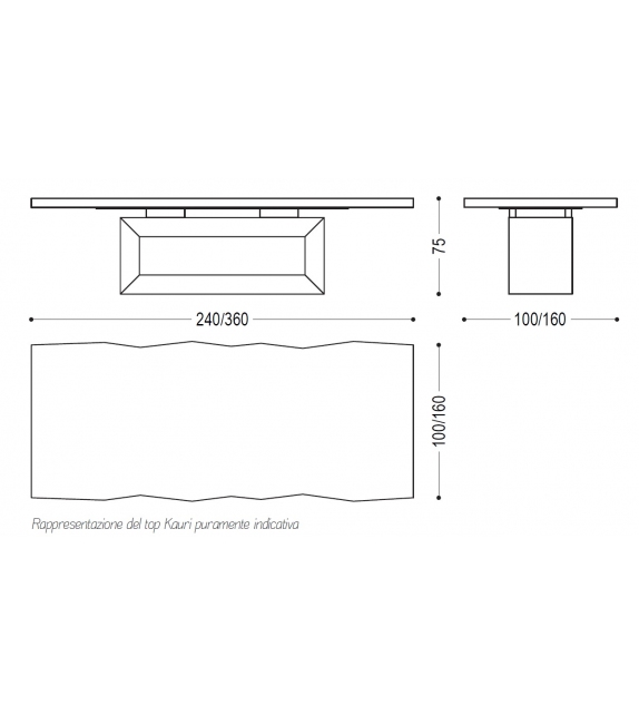 Cube Kauri Riva 1920 Table