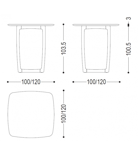 Bungalow Riva 1920 Mesa de Bar