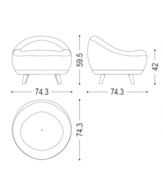 Maui Soft Riva 1920 Fauteuil