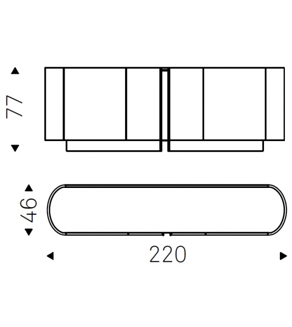 Dynasty Cattelan Italia Aparador