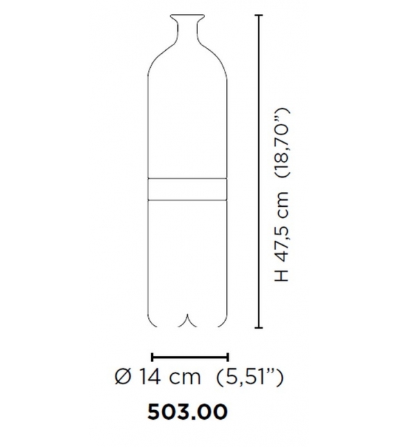 Ready for shipping - Bolle 503.00 Venini Vase